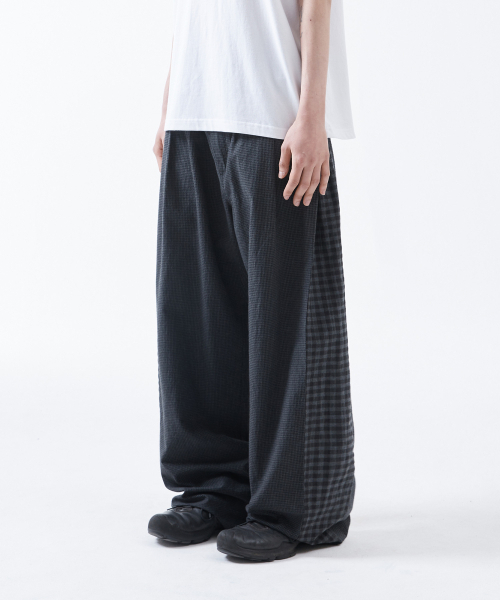 THECOLDESTMOMENT(ザコールデストモーメント)の「TCM starfish check pants (charcoal)(その他パンツ・メンズ・その他・SMALL/MEDIUM/LARGE)」の1枚目の写真