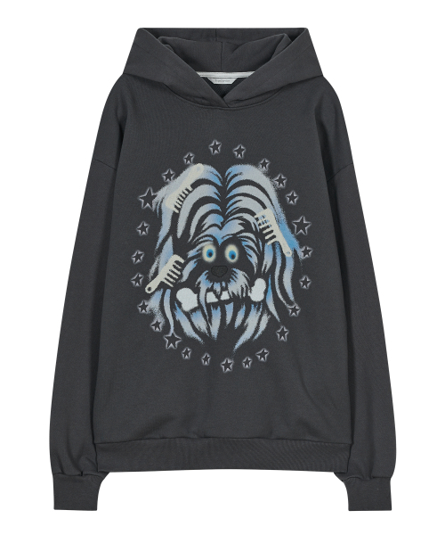 TYPESERVICE（タイプサービス）の「Furry Puppy Hoodie [Charcoal]（パーカー・レディース・その他・FREE）」の2枚目の写真