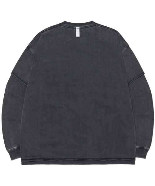 NOMANUAL（NOMANUAL）の「A.R LONG SLEEVE TEE - WASHED BLACK（Tシャツ/カットソー・レディース・その他・MEDIUM/LARGE/X-LARGE）」の3枚目の写真
