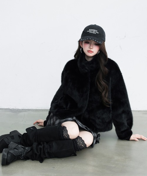 セール】フェイクファーボリュームジャケット（その他アウター