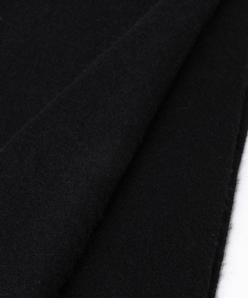 HARE（ハレ）の「ウールカシミヤマフラー(HARE)（ストール/ショール・レディース・ブラック/ボルドー・FREE）」の5枚目の写真