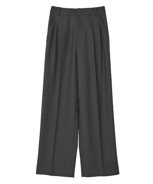 Ameri（アメリ）の「UND CORD DETAIL STRAIGHT PANTS（スラックス・レディース・グリーン/ブラウン/グレー・SMALL/MEDIUM）」の11枚目の写真