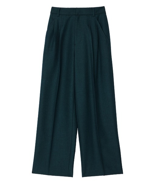 Ameri（アメリ）の「UND CORD DETAIL STRAIGHT PANTS（スラックス・レディース・グリーン/ブラウン/グレー・SMALL/MEDIUM）」の13枚目の写真