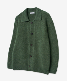 VTWO（ブイツー）の「ウールブークレカラーガーディガン_グリーン（カーディガン/ボレロ）」