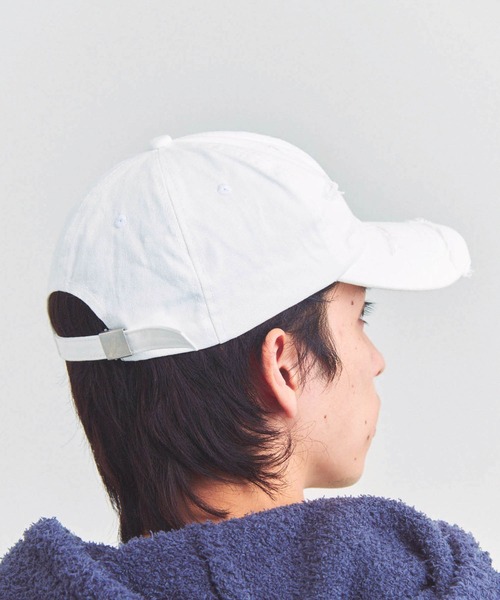 JACKROSE(ジャックローズ)の「UG-クロスダメージCAP(キャップ・メンズ・ホワイト/ブラック・FREE)」の6枚目の写真