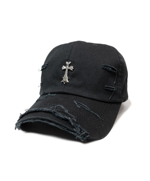JACKROSE(ジャックローズ)の「UG-クロスダメージCAP(キャップ・メンズ・ホワイト/ブラック・FREE)」の15枚目の写真