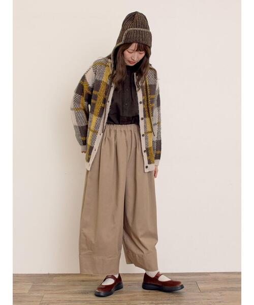 Samansa Mos2(サマンサ モスモス)の「シャギーチェック柄カーディガン(カーディガン/ボレロ・レディース・オレンジ/イエロー/サックスブルー・F)」の15枚目の写真