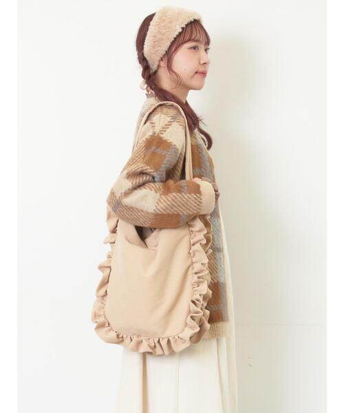 Samansa Mos2(サマンサ モスモス)の「シャギーチェック柄カーディガン(カーディガン/ボレロ・レディース・オレンジ/イエロー/サックスブルー・F)」の22枚目の写真