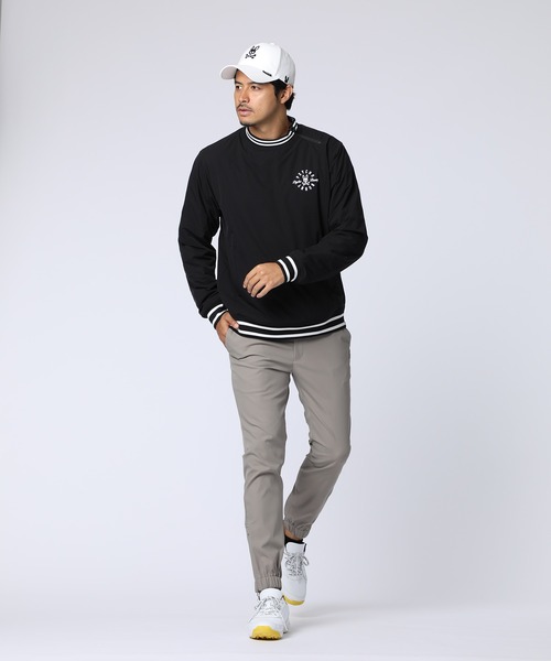 Psycho Bunny（サイコバニー）の「[GOLF]サークルロゴ リバーシブルスニードジャック（ブルゾン・メンズ・ライトグレー/ブラック・X-LARGE/LARGE/MEDIUM）」の6枚目の写真