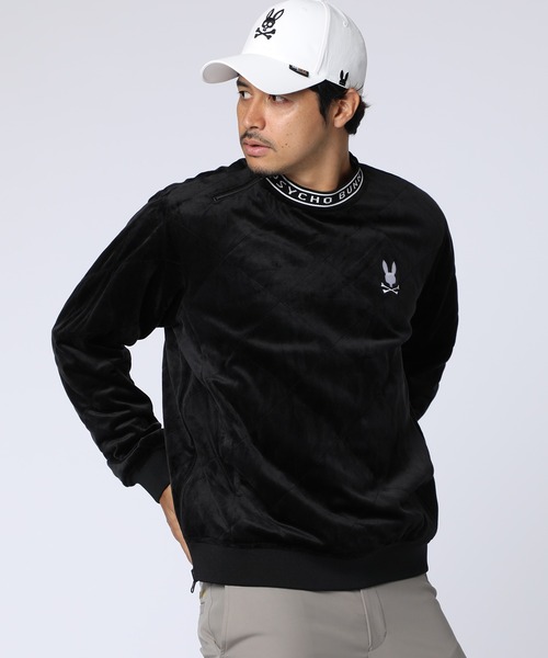 Psycho Bunny（サイコバニー）の「[GOLF]サークルロゴ リバーシブルスニードジャック（ブルゾン・メンズ・ライトグレー/ブラック・X-LARGE/LARGE/MEDIUM）」の3枚目の写真