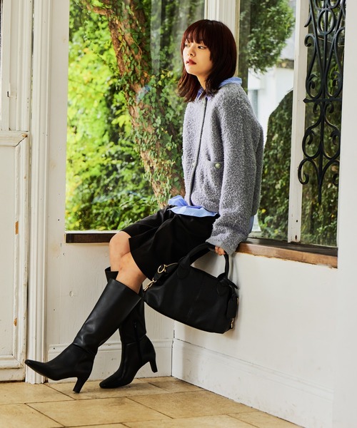 mysty woman（ミスティウーマン）の「タックバミューダハーフパンツ 625328（その他パンツ・レディース・モカ/ブラック・FREE）」の8枚目の写真