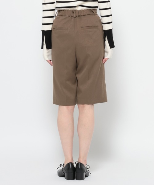 mysty woman（ミスティウーマン）の「タックバミューダハーフパンツ 625328（その他パンツ・レディース・モカ/ブラック・FREE）」の14枚目の写真