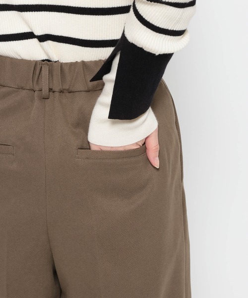 mysty woman（ミスティウーマン）の「タックバミューダハーフパンツ 625328（その他パンツ・レディース・モカ/ブラック・FREE）」の16枚目の写真
