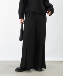 LUCA/LADY LUCK LUCA | LC/LLL フロントタックパンツ/裾タックフレアパンツ(スラックス)