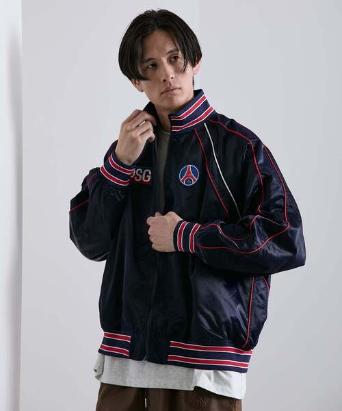 PARIS SAINT-GERMAIN(パリサンジェルマン)の「【Paris Saint-Germain / パリ・サン=ジェルマン】 JP Iconic Satin Zip(その他アウター・メンズ・ホワイト/ネイビー・MEDIUM/LARGE/X-LARGE)」の16枚目の写真