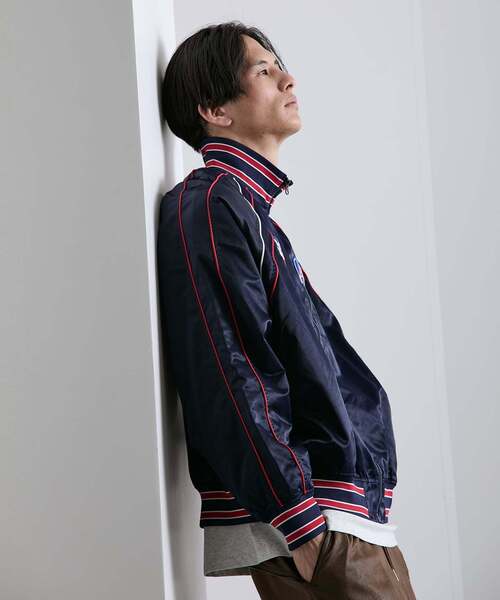 PARIS SAINT-GERMAIN(パリサンジェルマン)の「【Paris Saint-Germain / パリ・サン=ジェルマン】 JP Iconic Satin Zip(その他アウター・メンズ・ホワイト/ネイビー・MEDIUM/LARGE/X-LARGE)」の19枚目の写真