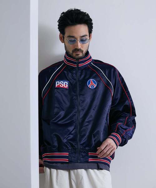 PARIS SAINT-GERMAIN(パリサンジェルマン)の「【Paris Saint-Germain / パリ・サン=ジェルマン】 JP Iconic Satin Zip(その他アウター・メンズ・ホワイト/ネイビー・MEDIUM/LARGE/X-LARGE)」の10枚目の写真