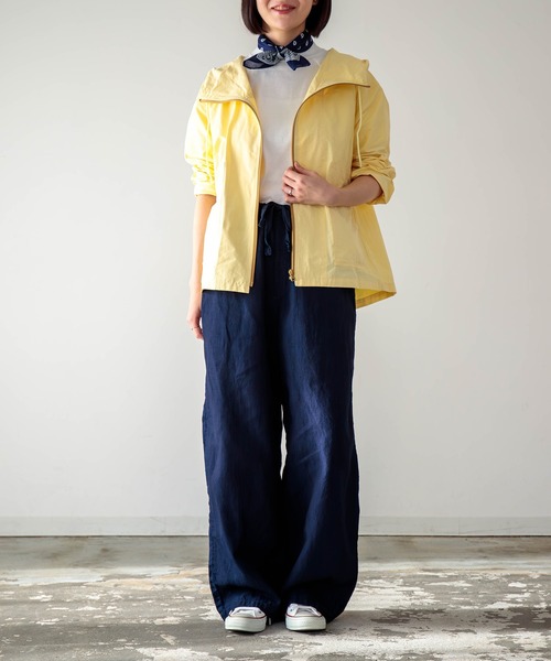 D.M.G.（ドミンゴ）の「[D.M.G / ディーエムジー] コットンリネンインディゴムラ糸シャンブレー リラックスイージーパンツ（その他パンツ・レディース・ワンウォッシュ・FREE）」の12枚目の写真