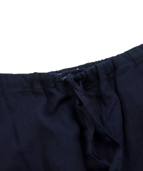 D.M.G.（ドミンゴ）の「[D.M.G / ディーエムジー] コットンリネンインディゴムラ糸シャンブレー リラックスイージーパンツ（その他パンツ・レディース・ワンウォッシュ・FREE）」の2枚目の写真