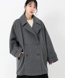 STRAWBERRY-FIELDS | ラムウールメルトン_ウールミディアムコート(その他アウター)