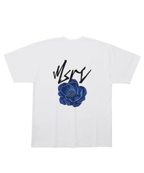 MONSTER REPUBLIC(モンスターリパブリック)の「MSRC フラワーミッドナイトブルーTシャツホワイト(Tシャツ/カットソー・レディース・その他・MEDIUM/SMALL/X-LARGE/LARGE)」の2枚目の写真