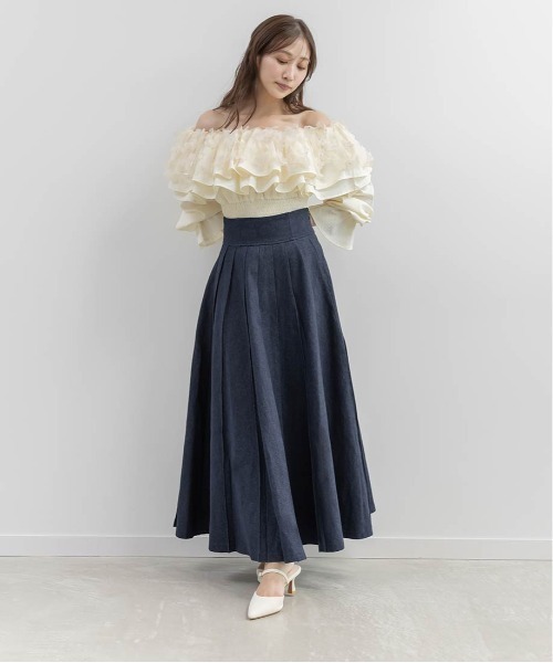 RANDA(ランダ)の「2WAY シアーリボンミュールパンプス(パンプス・レディース・ブラック/グレー/アイボリー・S/L/M/LL)」の21枚目の写真
