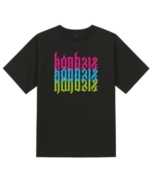 KAN6312(カン6312)の「KTB0047 カンレタリングクロス 半袖Tシャツ - ブラック(Tシャツ/カットソー・メンズ・その他・X-LARGE/LARGE/MEDIUM/SMALL)」の1枚目の写真