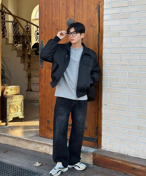 DUSTYWHITE(ダスティーホワイト)の「GREY HENLEY NECK COTTON SHIRT(Tシャツ/カットソー・メンズ・その他・MEDIUM/LARGE/X-LARGE)」の11枚目の写真
