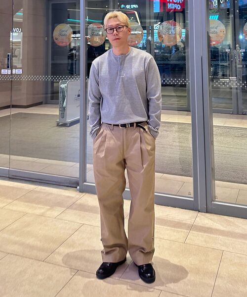 DUSTYWHITE(ダスティーホワイト)の「GREY HENLEY NECK COTTON SHIRT(Tシャツ/カットソー・メンズ・その他・MEDIUM/LARGE/X-LARGE)」の12枚目の写真