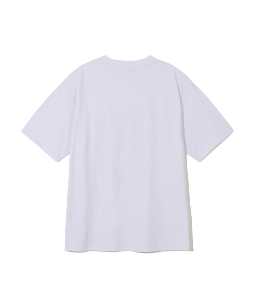 PHYSICAL DEPARTMENT(フィジカル デパートメント)の「バスケットボールダンクシュート半袖Tシャツ_ホワイト/ピンク(Tシャツ/カットソー・レディース・その他・SMALL/LARGE/MEDIUM/X-LARGE)」の3枚目の写真