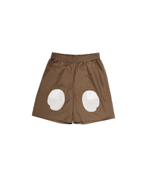 THEWARLD（ザワールド）の「PACKBLE AT SYMBOL PANNEL SHORT PANTS BROWN（その他パンツ）」