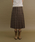 HOWUS�i�z���X�j�́uSCARLET PLEATS SKIRT (BROWN)�i�X�J�[�g�j�v�b�u���E��