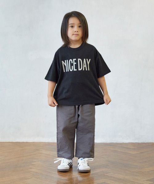 FOV(フォブ)の「FOV/フォブ NICE DAY Tシャツ(Tシャツ/カットソー・キッズ・ブラック/チャコールグレー/ホワイト・M/L/XL/S)」の8枚目の写真