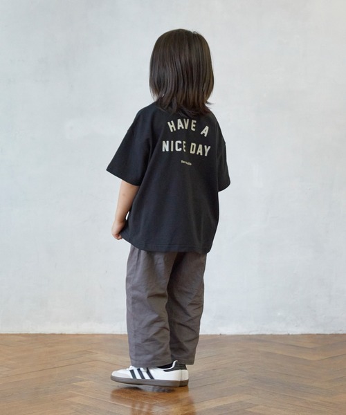 FOV(フォブ)の「FOV/フォブ NICE DAY Tシャツ(Tシャツ/カットソー・キッズ・ブラック/チャコールグレー/ホワイト・M/L/XL/S)」の9枚目の写真