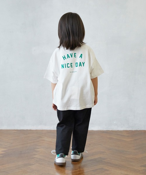 FOV(フォブ)の「FOV/フォブ NICE DAY Tシャツ(Tシャツ/カットソー・キッズ・ブラック/チャコールグレー/ホワイト・M/L/XL/S)」の6枚目の写真