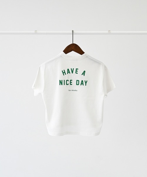 FOV(フォブ)の「FOV/フォブ NICE DAY Tシャツ(Tシャツ/カットソー・キッズ・ブラック/チャコールグレー/ホワイト・M/L/XL/S)」の14枚目の写真