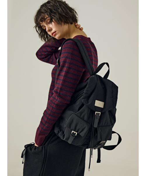 Salad bowls（サラダボール）の「CLOUD BACKPACK [BLACK]（バックパック/リュック・レディース・ブラック・FREE）」の8枚目の写真