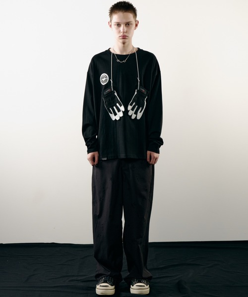 AIVER(アイバー)の「AIVER HAWK WIP L/S TEE(Tシャツ/カットソー・メンズ・ブラック/チャコールグレー/オフホワイト・LARGE/MEDIUM/SMALL)」の20枚目の写真