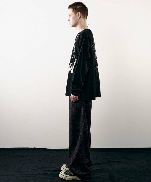 AIVER(アイバー)の「AIVER HAWK WIP L/S TEE(Tシャツ/カットソー・メンズ・ブラック/チャコールグレー/オフホワイト・LARGE/MEDIUM/SMALL)」の16枚目の写真