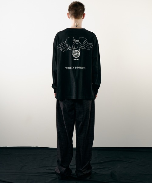 AIVER(アイバー)の「AIVER HAWK WIP L/S TEE(Tシャツ/カットソー・メンズ・ブラック/チャコールグレー/オフホワイト・LARGE/MEDIUM/SMALL)」の17枚目の写真