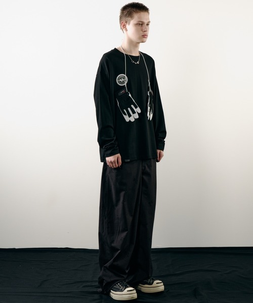 AIVER(アイバー)の「AIVER HAWK WIP L/S TEE(Tシャツ/カットソー・メンズ・ブラック/チャコールグレー/オフホワイト・LARGE/MEDIUM/SMALL)」の19枚目の写真