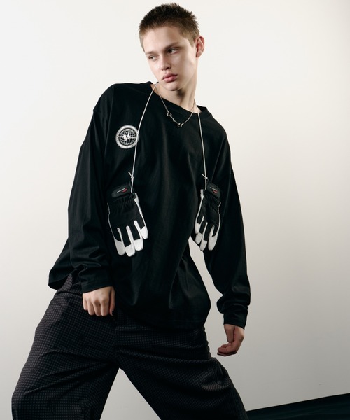 AIVER(アイバー)の「AIVER HAWK WIP L/S TEE(Tシャツ/カットソー・メンズ・ブラック/チャコールグレー/オフホワイト・LARGE/MEDIUM/SMALL)」の8枚目の写真