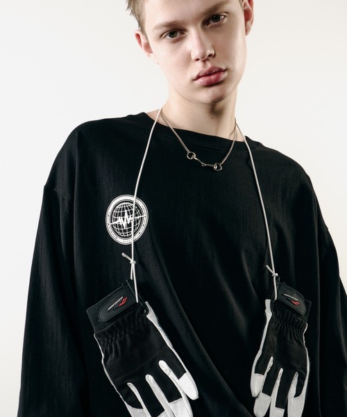 AIVER(アイバー)の「AIVER HAWK WIP L/S TEE(Tシャツ/カットソー・メンズ・ブラック/チャコールグレー/オフホワイト・LARGE/MEDIUM/SMALL)」の9枚目の写真