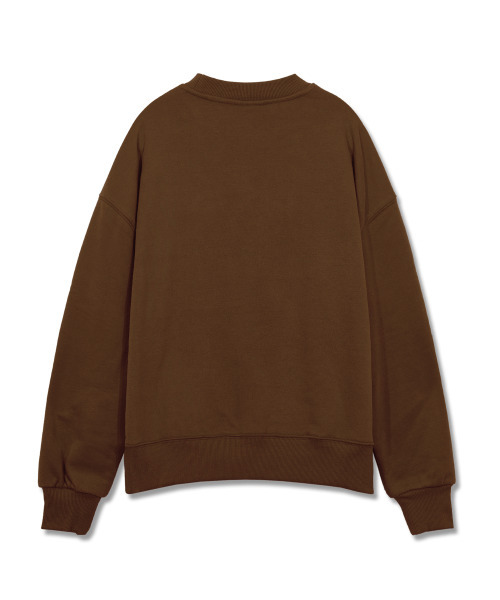 VERSE ONE（バースワン）の「ARCH LOGO CREWNECK SWEATSHIRTS BROWN（スウェット・レディース・その他・LARGE/MEDIUM/SMALL）」の2枚目の写真