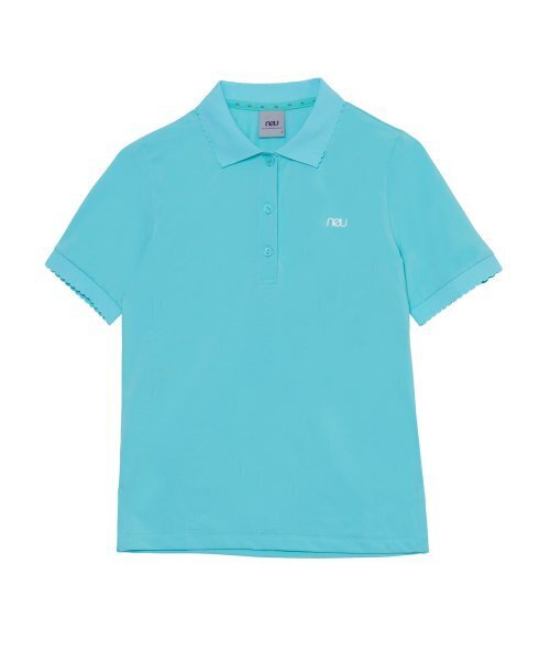 NEU GOLF（エヌイーユーゴルフ）の「ウェーブカラーTシャツ - ミント（ポロシャツ・レディース・その他・LARGE/MEDIUM/SMALL）」の7枚目の写真