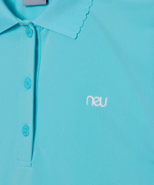 NEU GOLF（エヌイーユーゴルフ）の「ウェーブカラーTシャツ - ミント（ポロシャツ・レディース・その他・LARGE/MEDIUM/SMALL）」の9枚目の写真
