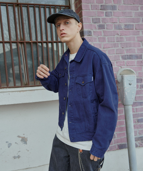 トラッカー5101オリジナルオーバーサイズヴィンテージブルーデニムジャケット