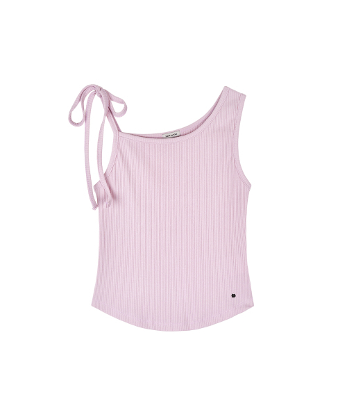 NAKED SURF CLUB(ネイキッドサーフクラブ)の「リボンワンショルダースリーブレス(Lavender)(Tシャツ/カットソー・レディース・その他・FREE)」の2枚目の写真