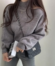 Nyu（ニュウ）の「カットアウトニットトップス（ニット/セーター）」