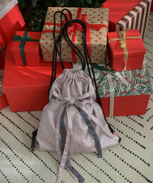 71TO96（チル ハナ トゥ グユク）の「Ribbon String back pack (Pink)（バックパック/リュック）」